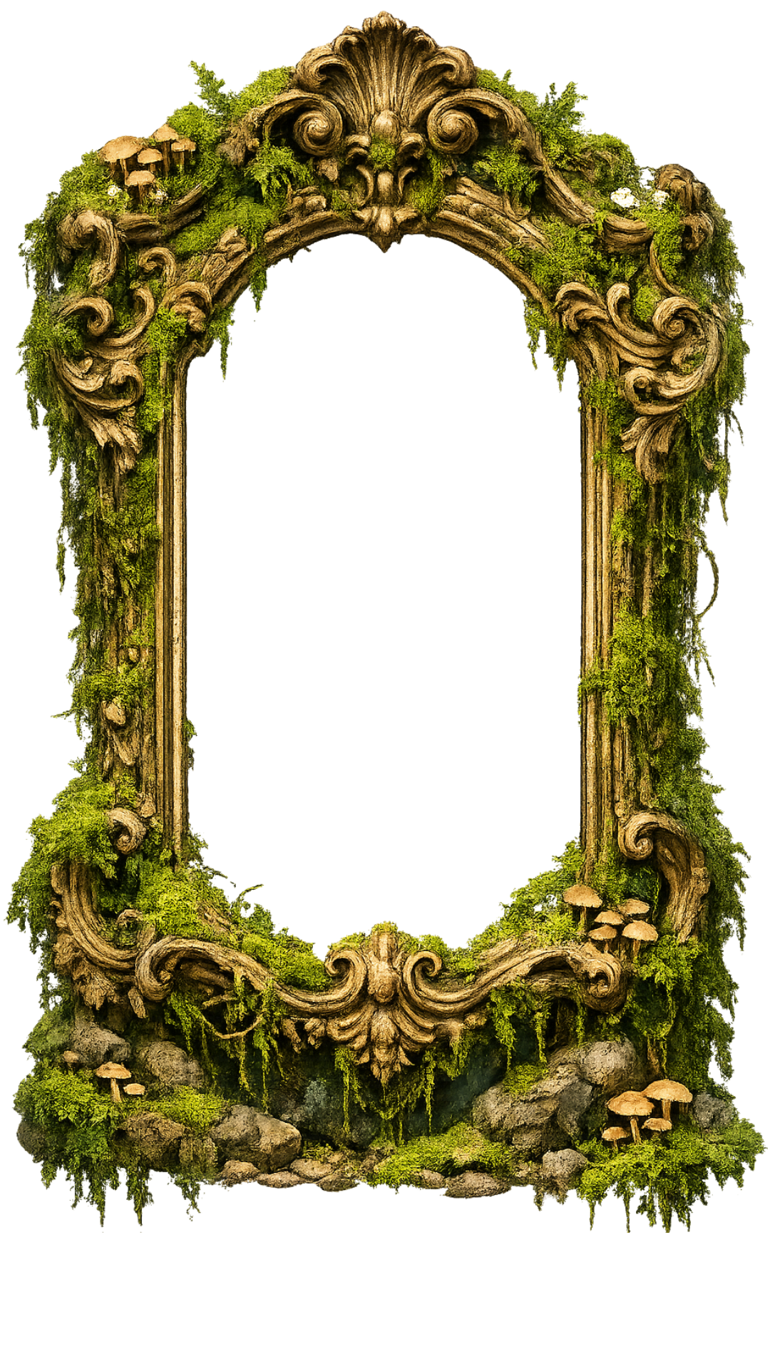 Nature mirror frame